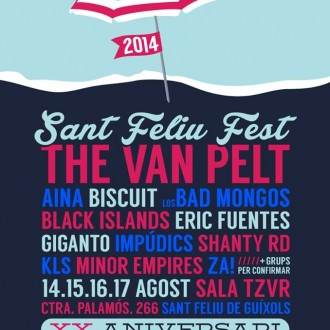 Aina o The Van Pelt el cartell del Sant Feliu Fest Aina o The Van Pelt el cartell del Sant Feliu Fest